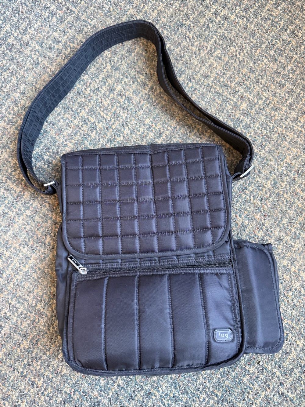 LUG Quilted Crossbody Bag